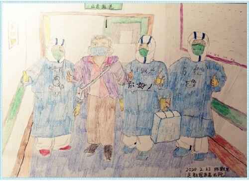 这位护士的手绘“援汉日历”火了!